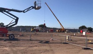 Les travaux de l'usine Manitou à Candé ont débuté