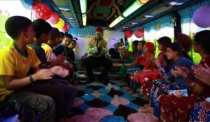A Idleb, un bus en guise d'école pour les enfants déplacés