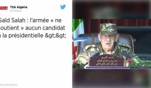 Algérie : L'armée ne soutiendra aucun candidat à l'élection présidentielle