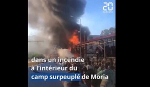 Incendie meurtrier dans un camp de réfugiés en Grèce