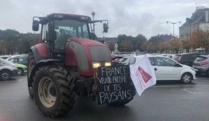 Dans le Morbihan, les agriculteurs se rassemblent à Pontivy avant de manifester à Vannes