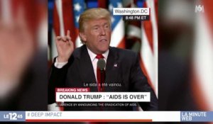 Donald Trump annonce la fin du SIDA... ou presque ! - ZAPPING ACTU DU 08/10/2019