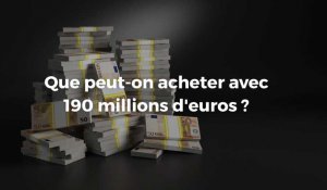 Jackpot Euromillions : que peut-on acheter avec 190 millions d'euros ?