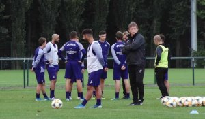 Anderlecht : premier entraînement avec Franky Vercauteren