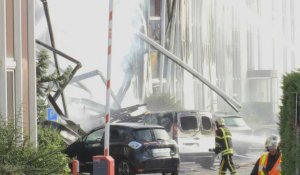 Villeurbanne: spectaculaire incendie dans une pépinière d'entreprises