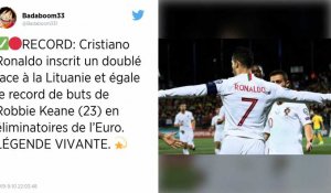 Qualifications Euro 2020 : Cristiano Ronaldo auteur d'un quadruplé porte le Portugal