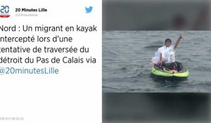 Un migrant en kayak secouru dans la Manche alors qu'il tentait de rallier la Grande-Bretagne