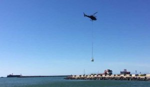 Les hélicoptères ont repris les rotations vers le fort de Brescou