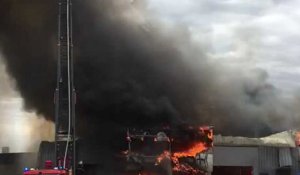 Saint-Parres-aux-Tertres : important incendie dans un magasin d'ameublement