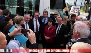 Avignon : le tram officiellement lancé