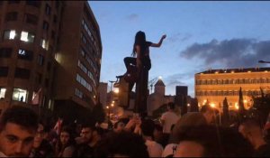 Les Libanais en colère manifestent à Beyrouth