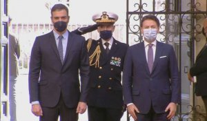 Le Premier ministre espagnol accueilli à Rome par son homologue italien