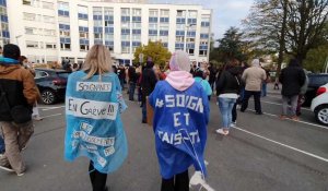Lille, grève du personnels soignants de la clinique La Louvière