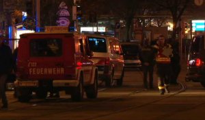 Fusillade toujours en cours à Vienne: images de la police sur place