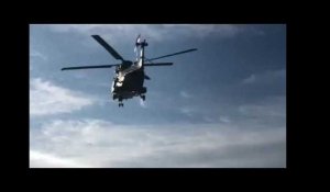 Deux hélicoptères de combat se posent à La Flèche