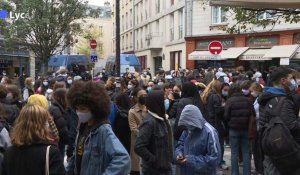 Blocus de lycéens à Paris pour dénoncer l'insuffisance du protocole anti-Covid