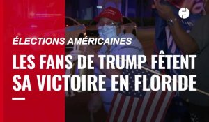 Élections américaines. Les supporters de Donald Trump fêtent sa victoire en Floride