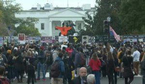 Présidentielle américaine: Rassemblement devant la Maison Blanche à l'approche des résultats