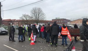 Mouvement de grève chez Flandria à Warneton