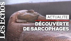 L'Egypte dévoile plus de cent sarcophages intacts au sud du Caire