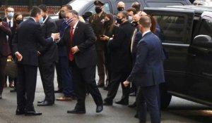 Gorgie: Mike Pompeo arrive pour une rencontre avec le Premier ministre
