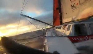 Vendée Globe. Le lever du jour en timelapse par Sam Davies