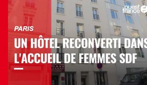 Pour survivre au Covid, un hôtel parisien reconverti dans l'accueil de femmes SDF