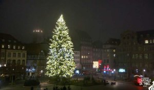 A Strasbourg, lancement des illuminations de Noël en petit comité
