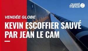 Vendée Globe. Revivez le sauvetage de Kevin Escoffier par Jean Le Cam