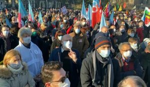Loi "sécurité globale": début de la manifestation à Lille