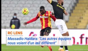 Massadio Haïdara (RC Lens): "Les autres équipes nous voient d'un œil différent"