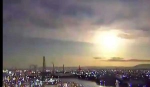 Les images exceptionnelles d'un météore en train de se consumer au-dessus du Japon
