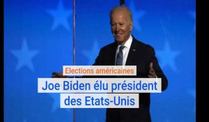 Elections américaines: Joe Biden élu président des Etats-Unis