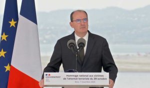 Hommage attentat de Nice: Castex exprime son "émotion" et son "indignation"