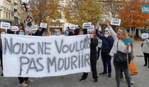 Manifestation à Troyes : «Nous ne voulons pas mourir»