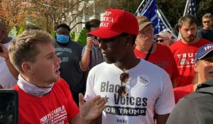 Rassemblement de partisans de Trump en Caroline du Nord après la victoire de Biden