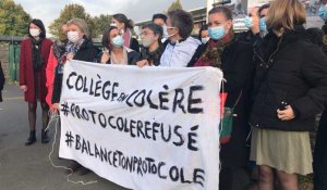 Débrayage au collège Molière 