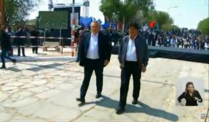 Le Président argentin accompagne Evo Morales à la frontière pour son retour en Bolivie