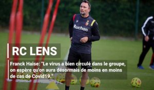 Football: Franck Haise en conférence de presse avant Lens - Reims