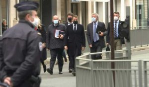 Attaque de Nice: Emmanuel Macron arrive à la cellule de crise
