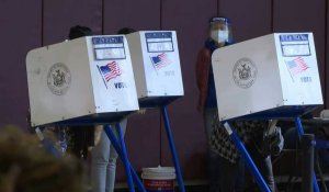 Les électeurs aux urnes pour le dernier jour du vote anticipé à New York