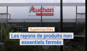 Supermarchés : Les rayons de produits non essentiels fermés dès mardi 3 novembre