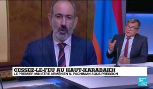 Cessez-le-feu au Haut-Karabakh : le Premier ministre arménien sous pression