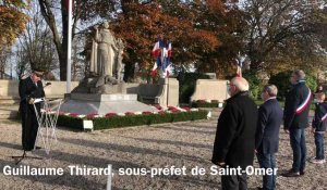 Saint-Omer: une cérémonie du 11-Novembre particulière en pleine crise sanitaire  