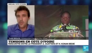 Tensions en Côte d'Ivoire : rencontre Ouattara-Bédié prévue pour sortir de la crise
