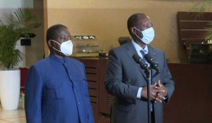 Crise en Côte d'Ivoire: Bédié et Ouattara ont "brisé la glace"