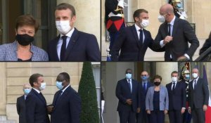 Forum de Paris sur la Paix: Macron accueille à l'Élysée Kristalina Georgieva, Charles Michel et Macky Sall