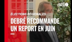 Élections régionales et départementales. Jean-Louis Debré recommande un report en juin