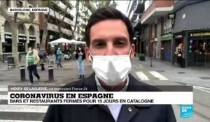 Covid-19 en Espagne : bars et restaurants fermés pour 15 jours en Catalogne