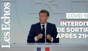 Emmanuel Macron décrète le couvre-feu dès 21h dans 8 métropoles et l'Ile de France